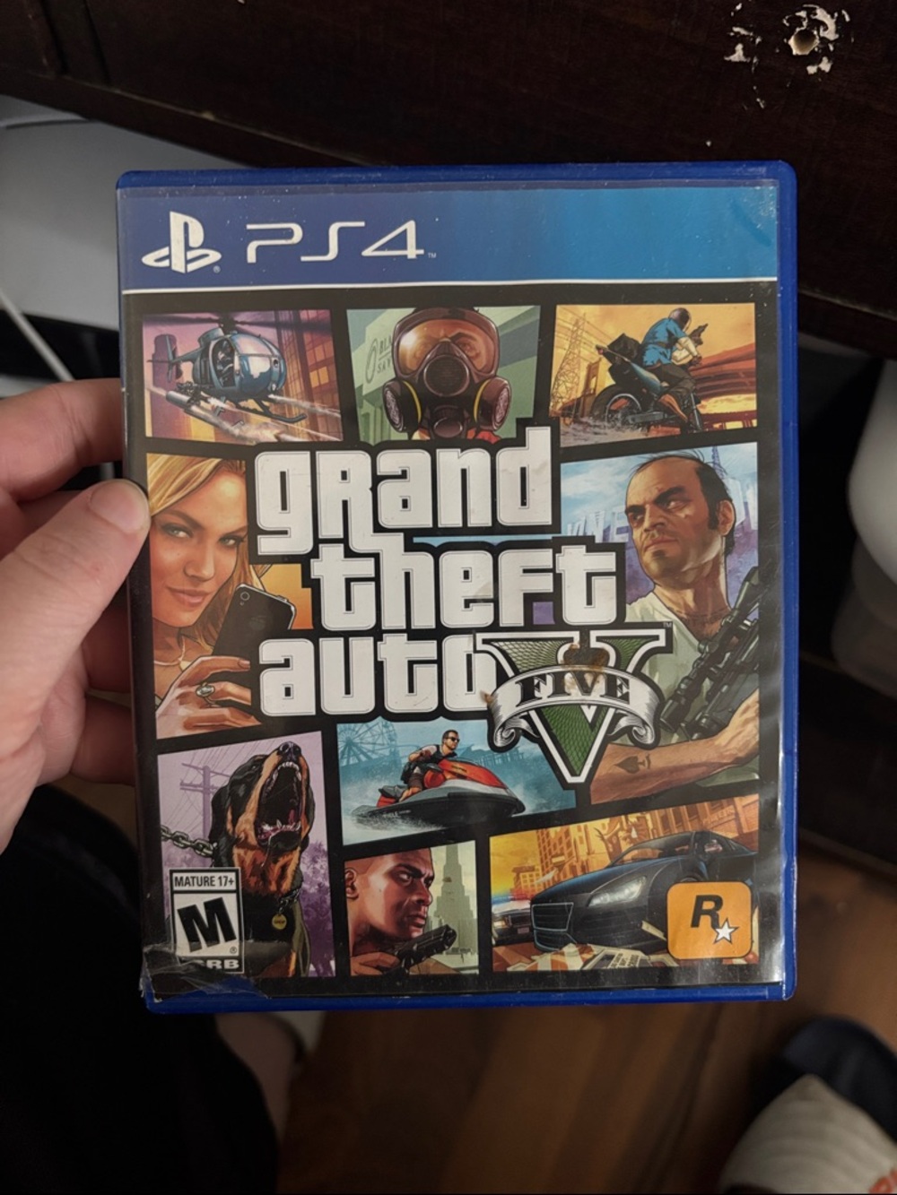 Sony PS4 Grand Theft Auto V (Blue, White, Black)